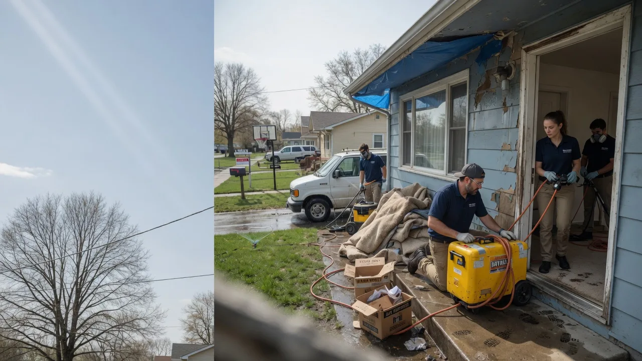 Basement Flood Cleanup in Big Falls, WI near me